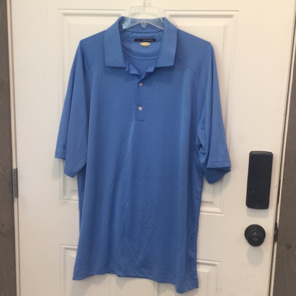Greg Norman XXL Blue Collared Shirt